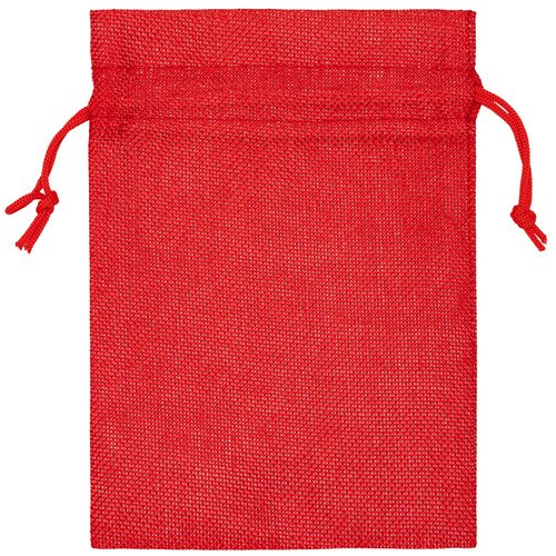 Подарочный мешок с логотипом (средний) Красный