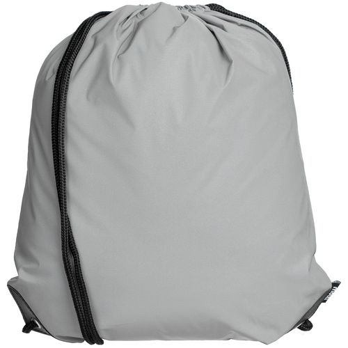 Рюкзак-мешок из светоотражающей ткани с логотипом 