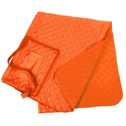 Плед для пикника с непромокаемой подкладкой с логотипом Оранжевый