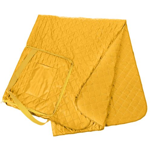 Плед для пикника с непромокаемой подкладкой с логотипом Желтый