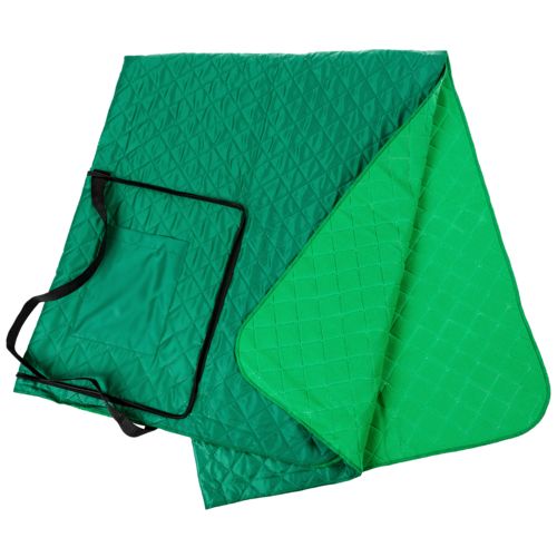 Плед для пикника с непромокаемой подкладкой с логотипом Зеленый