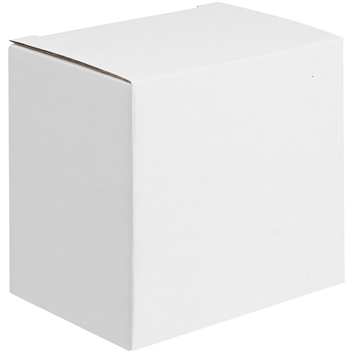Коробка для кружки с логотипом, 12,3 см Белый
