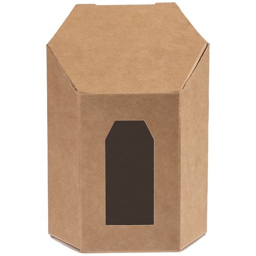 Подарочная коробка с логотипом, 11,8 см Крафт