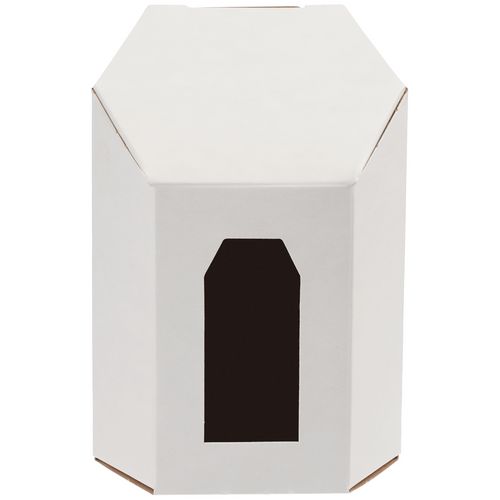Подарочная коробка с логотипом, 11,8 см Белый