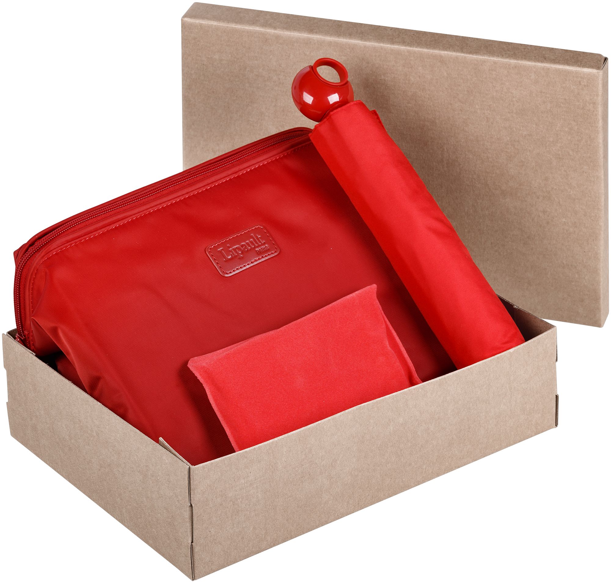 Коробка с логотипом, длина 34,5 см 