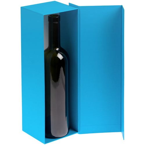 Коробка под бутылку с логотипом Голубой