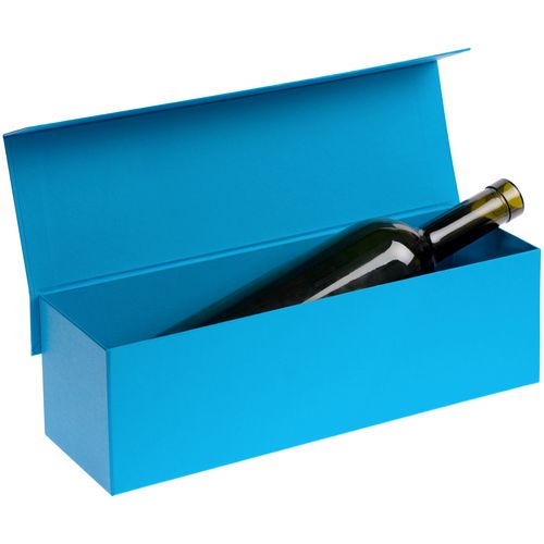 Коробка под бутылку с логотипом Голубой