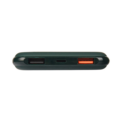 Внешний аккумулятор с логотипом (12000 mAh) Зеленый