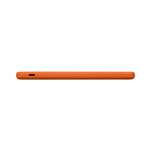 Супертонкое зарядное устройство с логотипом (5000 mAh) Оранжевый