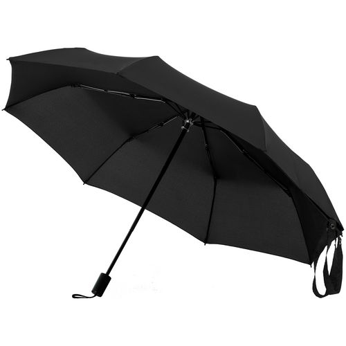 Зонт-сумка складной с логотипом Черный