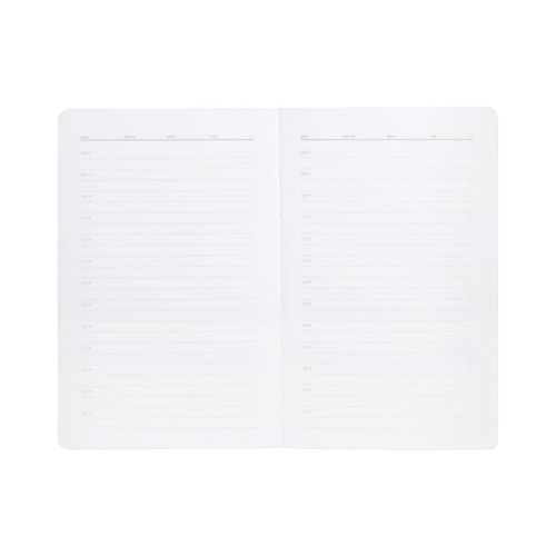 Мини ежедневник с логотипом (192 стр) Серый
