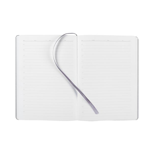 Ежедневник с твердой обложкой с логотипом (256 стр) Серый