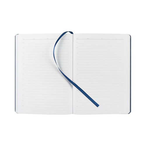 Ежедневник с твердой обложкой с логотипом (256 стр) Темно-синий