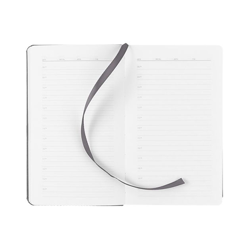 Ежедневник с твердой обложкой с логотипом (336 стр) Серый