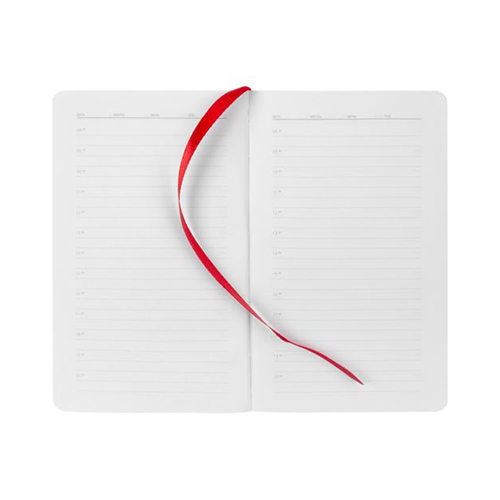 Ежедневник с твердой обложкой с логотипом (336 стр) Красный