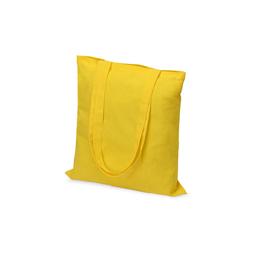 Вертикальная сумка из хлопка с логотипом Желтый