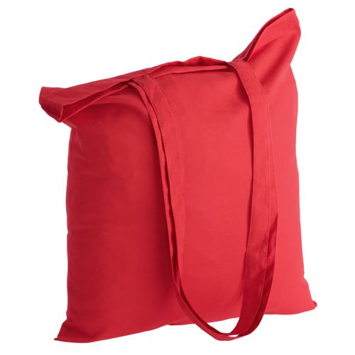 Холщовая сумка с печатью Красный